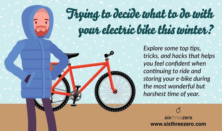 1. Always wear gloves when riding an electric bike in the snow to protect your hands from the cold and from any potential injuries.