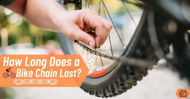 A bike chain can last for anywhere between 1,500 to 3,000 miles.