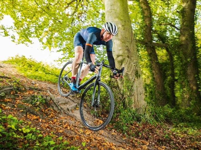 A cyclo-cross bike is faster than a road bike.