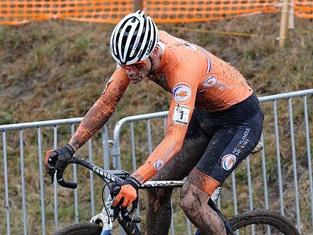 A cyclocross bike is a bicycle designed for off-road racing, typically on a course featuring pavement, wooded trails, and other obstacles.