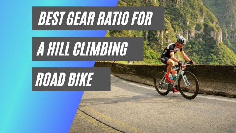 A descending gear ratio is the perfect gear ratio for climbing.