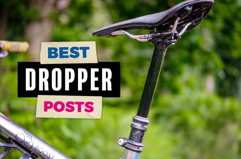 A dropper post is a seatpost that can be lowered and raised on the fly, while you're riding, via a remote lever mounted on the handlebar.