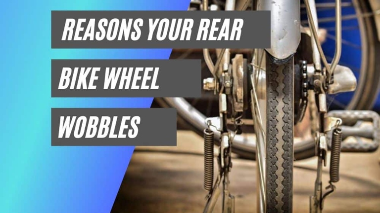 A loose hub is one of the six reasons your rear bike wheel wobbles.
