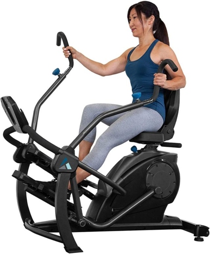 A recumbent bike is a great way to tone your arms.