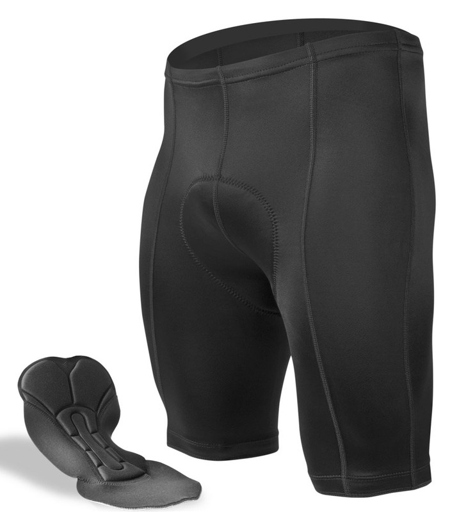 Cycling shorts are form-fitting and made of stretchy material, which helps to keep them from bunching up and creating drag while you ride.