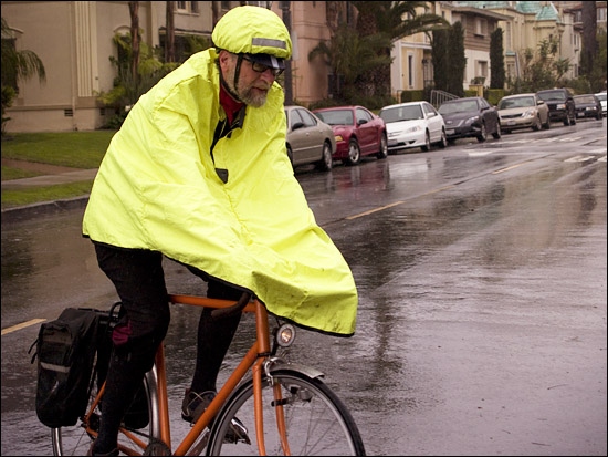 Fenders are a great way to keep your clothes clean and dry while biking in the rain.