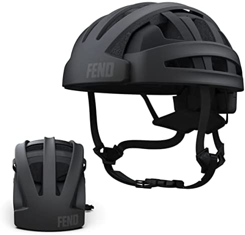 Foldable helmets are becoming more popular for bike commuters because they are easy to carry and store.