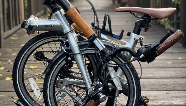 Folding bikes are typically much lighter than traditional bikes, making them easy to carry and transport.