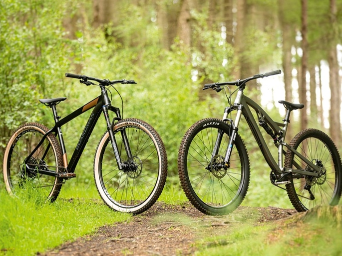 Full-suspension bikes are great for mountain biking because they provide a smoother ride.