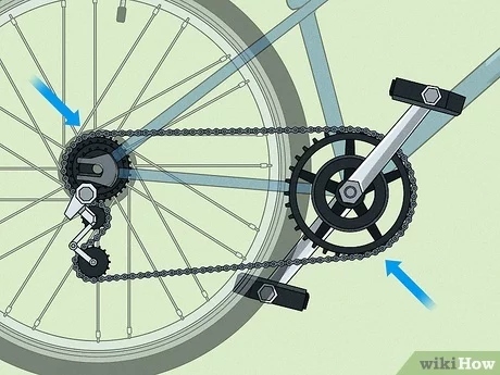 If the drive train components are not firmly in place, the bike chain will fall off.