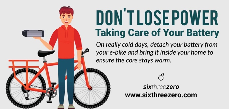 If you are riding an e-bike in the winter, make sure that the battery stays warm. This will help to ensure that the battery will not lose power and will be able to provide you with the power you need to ride the e-bike.