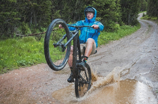 If you don't have the proper gear, biking in the rain can be miserable.