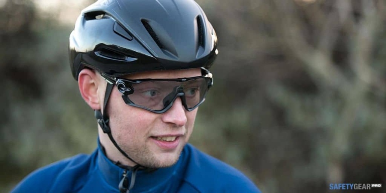 If you need glasses to see, make sure to wear them while cycling.