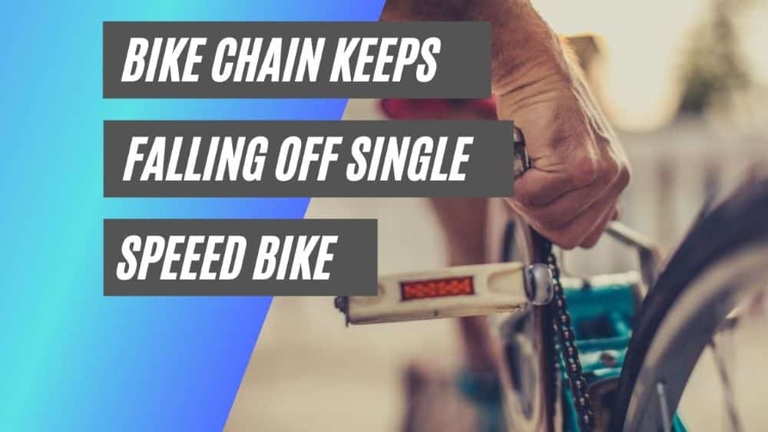 If your bike chain keeps falling off, it may be due to a lack of lubrication or improper care.