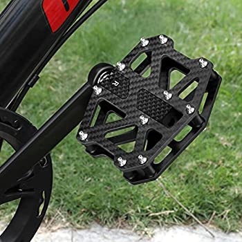If your bike didn't come with platform pedals, now is the time to change them.