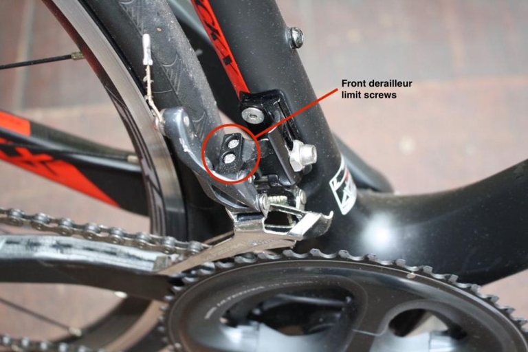 If your bike's chain is slipping, one possible reason is that the front derailleur is not positioned correctly.