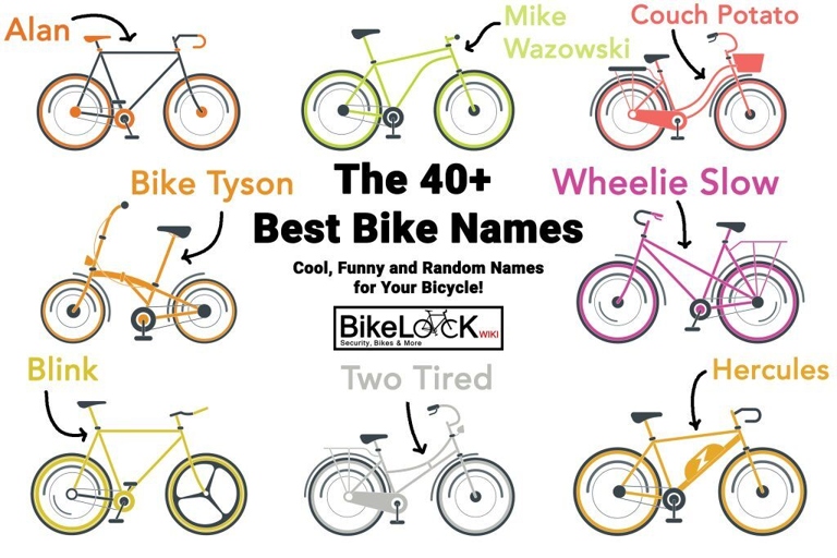 If you're looking for a name for your bike that's as cute as can be, look no further than this list.