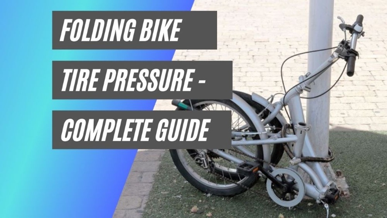 If you're looking for the perfect tire pressure for your 20-inch folding bike tires, the answer is based on your weight.