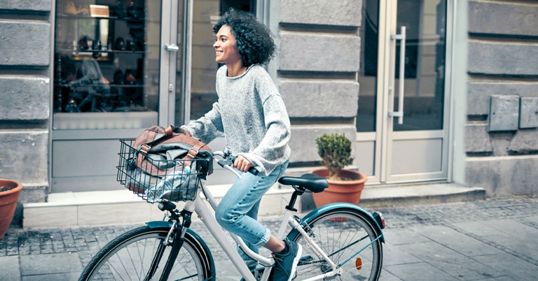 If you're new to working out, cycling is a great option because it's low impact.