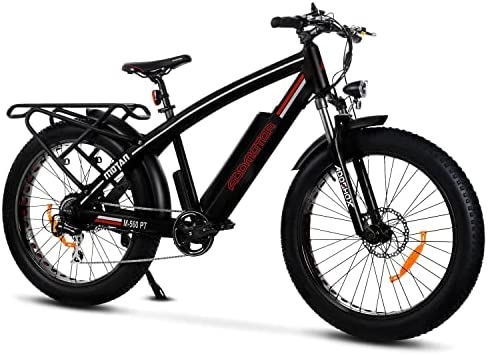 It has a powerful motor and a large battery, making it perfect for getting around town. The Addmotor MOTAN 26” Fat Tire Electric Bicycle is a great choice for commuting.