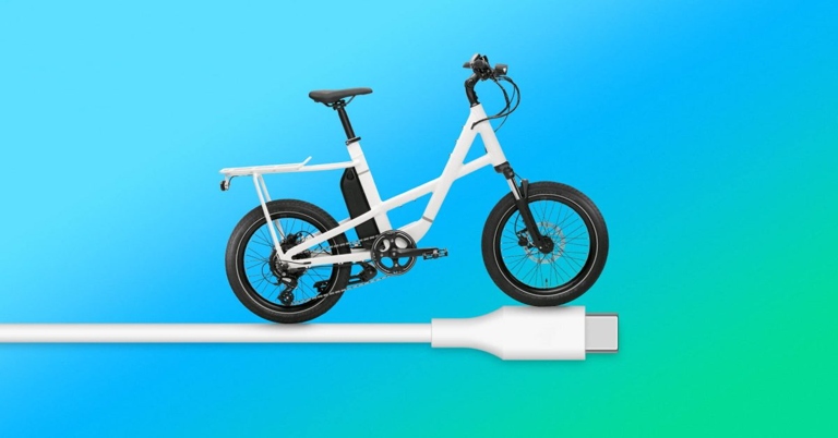 Most electric bikes come with a standard battery charger that will need to be plugged into an outlet.