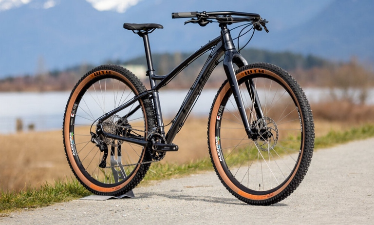 Mountain bikes have sturdier frames and thicker tires than touring bikes, which are designed for speed and long-distance riding on smooth surfaces.