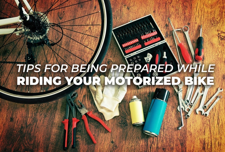 No matter where you ride your electric bike, it's always a good idea to have an emergency kit with you.