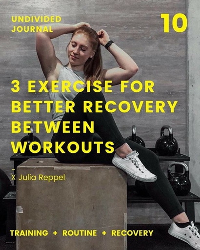 Recovery is just as important as the workout itself.