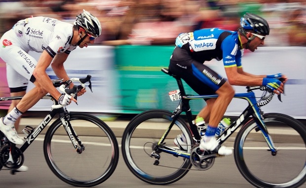 Sprinting is a great way to improve your cycling speed and power.