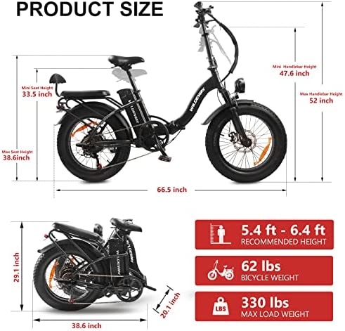 The average weight of an electric bike is 38.6 pounds.