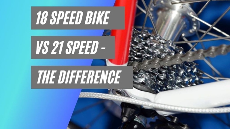 The difference between a 18 speed bike and 21 speed bike is the amount of gears that the bike has.
