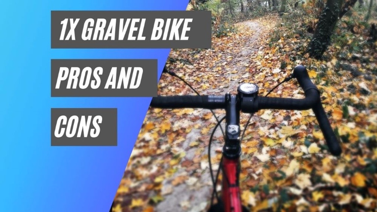 The main con of a 1x gravel bike is that there are fewer parts to break.