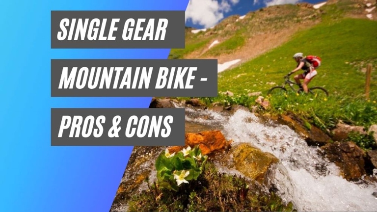 The main con of having a single gear mountain bike is that it can be difficult to ride uphill.