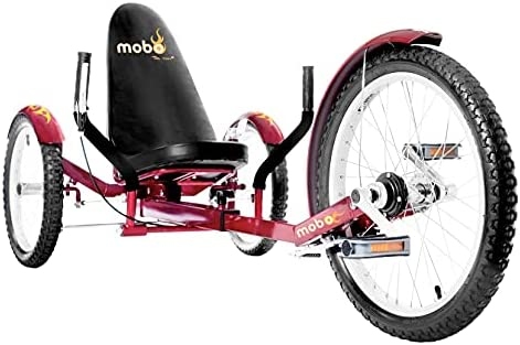 The Mobo 3-Wheel Recumbent Bicycle Trike is a great choice for those looking for a stable and comfortable ride.