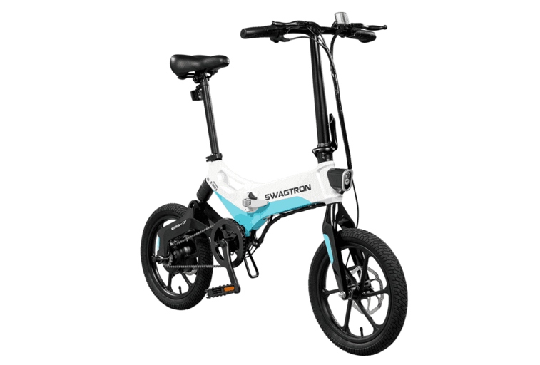 The Swagtron Swagcycle EB-7 Elite Folding Electric Bike is a great way to commute without breaking a sweat.