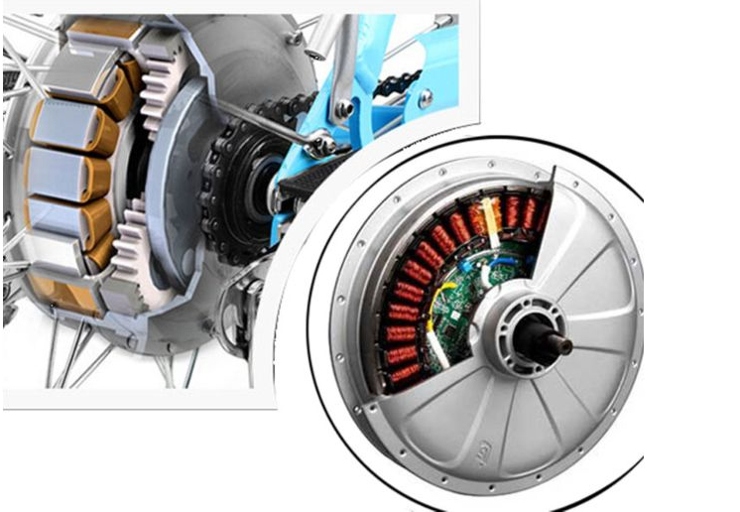 There are four main types of electric bike motors: hub motors, mid-drive motors, geared motors, and friction drive motors.