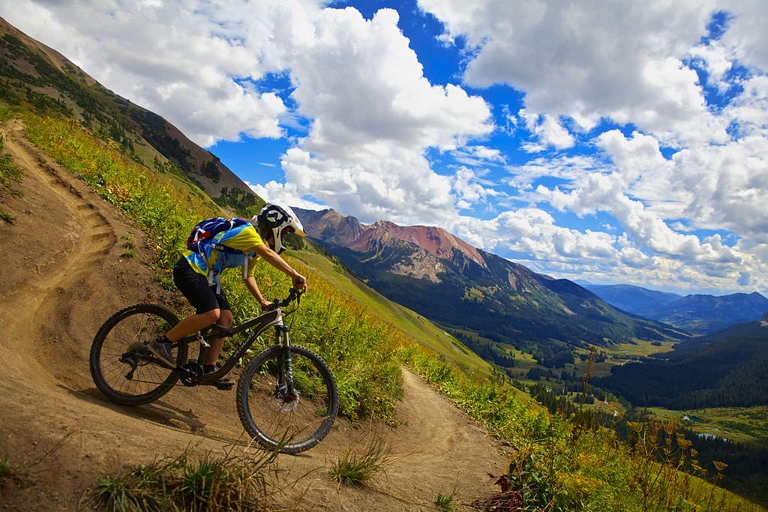 This section is about the trail climb. The trail climb is one of the most popular mountain bike trails in the area.