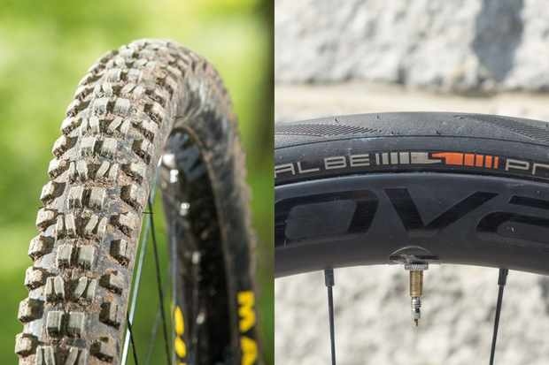 Tubeless tires are a type of bicycle tire that uses no inner tube.