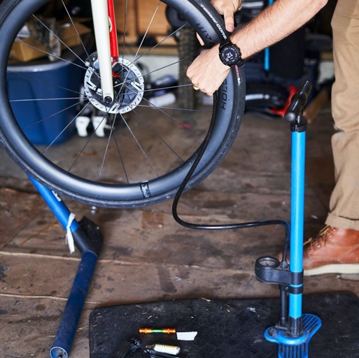 You should always inflate your bike tires to the maximum PSI for the best performance.